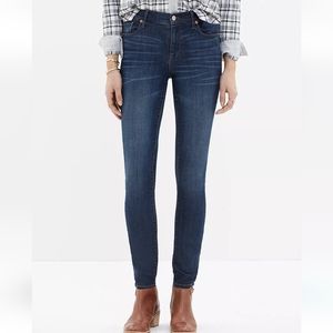 Madewell High Riser Skinny Skinny Jeans in Atlantic 27